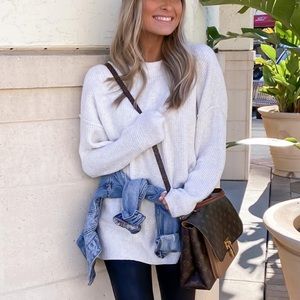 Aerie oversized knit sweater XS